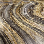 стол DRAENERT ADLER Silver Brown Wave
